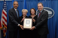 Phelan Wyrick receives first Laurie O. Robinson Award for advancing scientific research through the Evidence Integration Initiative. Phelan Wyrick receives first Laurie O. Robinson Award for advancing scientific research through the Evidence Integration Initiative.