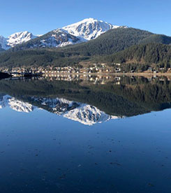 PDF: OJP's Top Leader Travels to Alaska to Learn About Public Safety Challenges; PDF Size: 1.16 MB Snow capped mountain