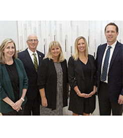 From left to right: NCMEC Senior VP Michelle DeLaune, NCMEC President John Clark, OJJDP Administrator Caren Harp, PDAAG Katie Sullivan, DAAG Taylor McConkie