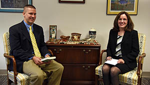 Matthews Lysakowski, COPS Office, and Dawn Doran, Acting Director of SMART Matthews Lysakowski and Dawn Doran