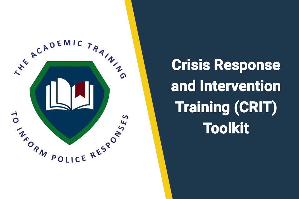 Crisis Response and Intervention Training (CRIT) Toolkit