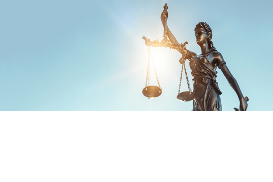 Lady Justice Holding a Scale