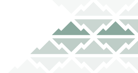 Green Triangles shaped like mountains in a repeating pattern