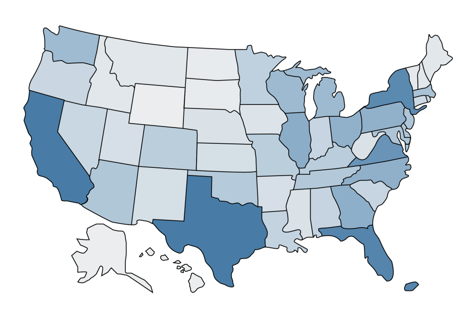 Map of the United States Map of the United States