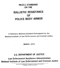 First NIJ Standard