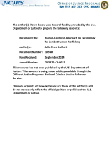 NCJ Number 309486 thumbnail NCJ Number 309486 thumbnail image