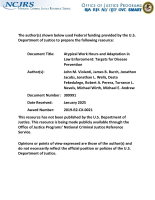 NCJ Number 309991 thumbnail NCJ Number 309991 thumbnail image