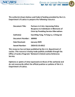 NCJ Number 309993 thumbnail NCJ Number 309993 thumbnail image