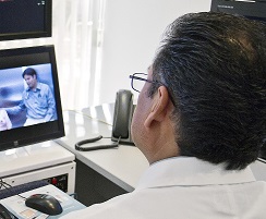 Telemedicine technology connects the onsite clinician to an experienced Sexual Assault Nurse Examiner Clinician conducting a telemedicine forensic exam